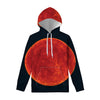 Super Blood Moon Lunar Eclipse Print Pullover Hoodie