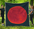 Super Blood Moon Lunar Eclipse Print Quilt