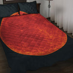Super Blood Moon Lunar Eclipse Print Quilt Bed Set