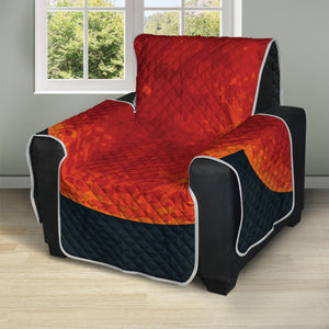 Super Blood Moon Lunar Eclipse Print Recliner Protector