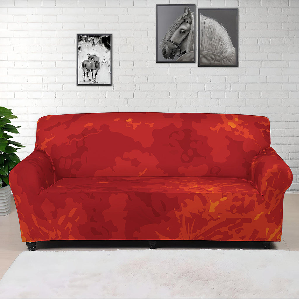 Super Blood Moon Lunar Eclipse Print Sofa Cover