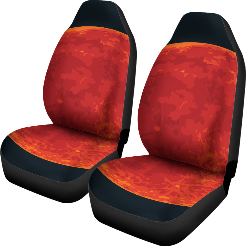 Super Blood Moon Lunar Eclipse Print Universal Fit Car Seat Covers