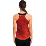 Super Blood Moon Lunar Eclipse Print Women's Racerback Tank Top