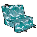 Surfing Wave Pattern Print Pet Car Back Seat Cover