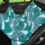 Surfing Wave Pattern Print Pet Car Back Seat Cover