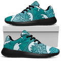 Surfing Wave Pattern Print Walking Shoes