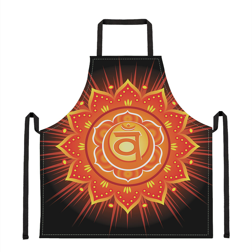 Swadhisthana Chakra Mandala Print Apron