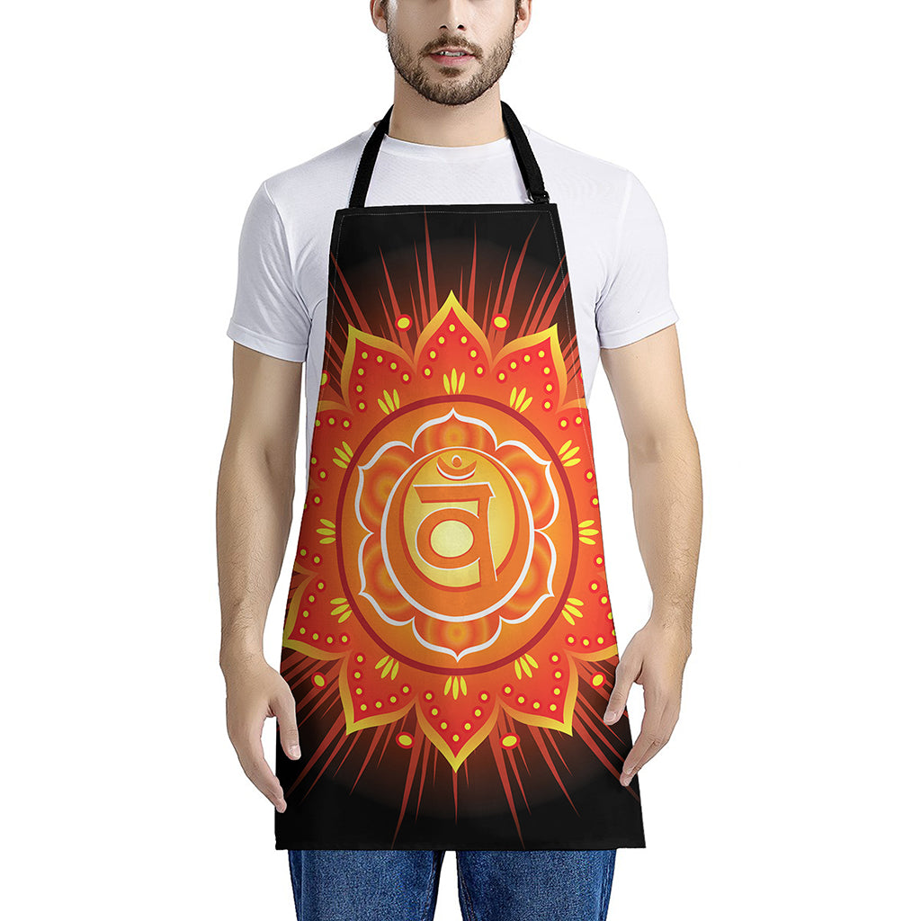 Swadhisthana Chakra Mandala Print Apron