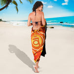 Swadhisthana Chakra Mandala Print Beach Sarong Wrap