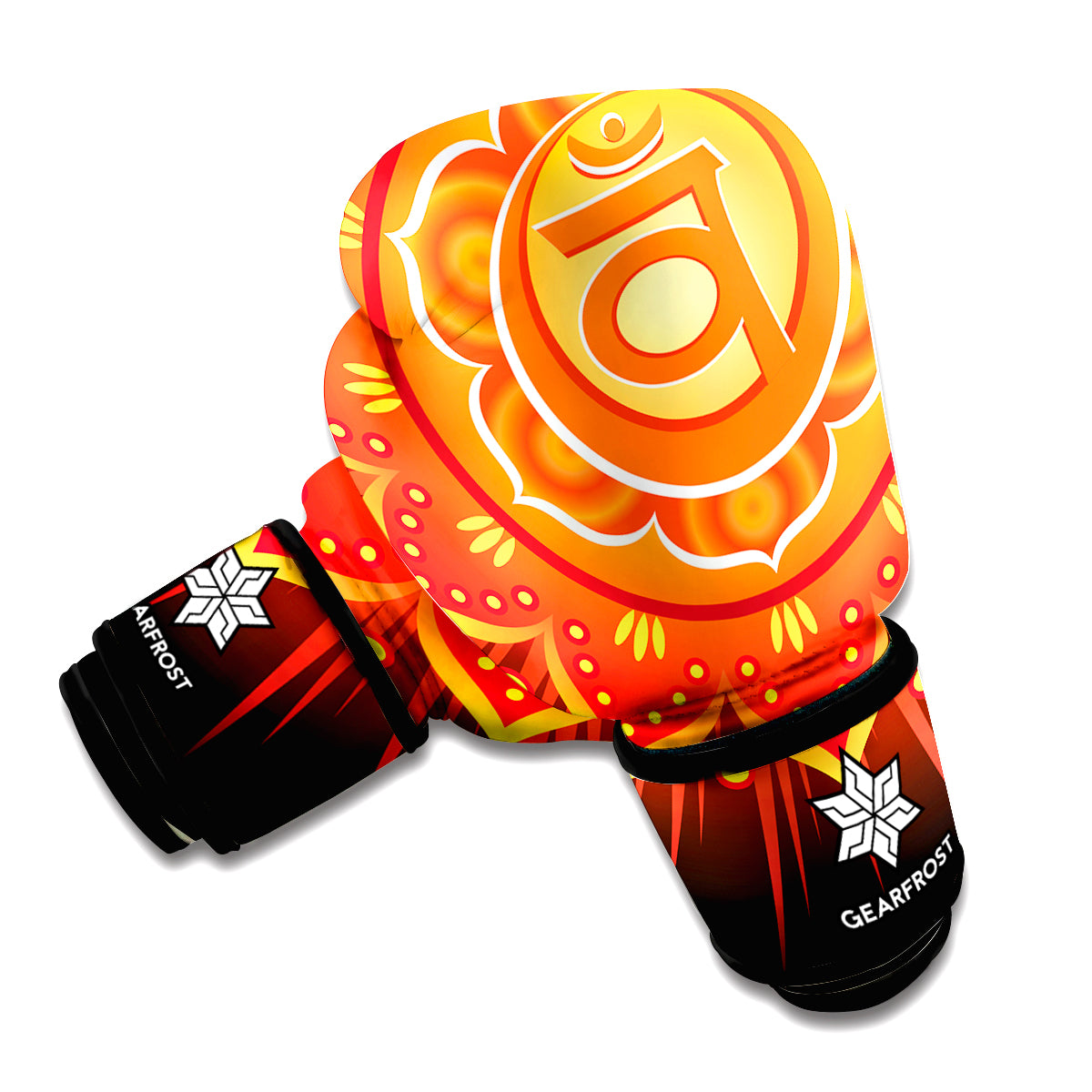 Swadhisthana Chakra Mandala Print Boxing Gloves