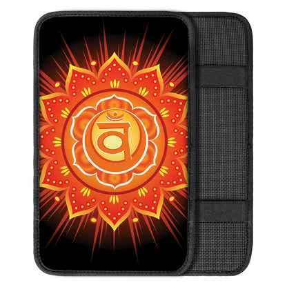 Swadhisthana Chakra Mandala Print Car Center Console Cover