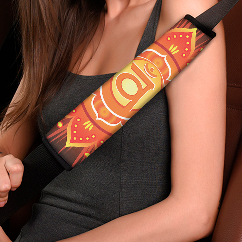 Swadhisthana Chakra Mandala Print Car Seat Belt Covers