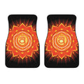 Swadhisthana Chakra Mandala Print Front Car Floor Mats