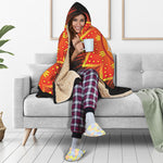 Swadhisthana Chakra Mandala Print Hooded Blanket