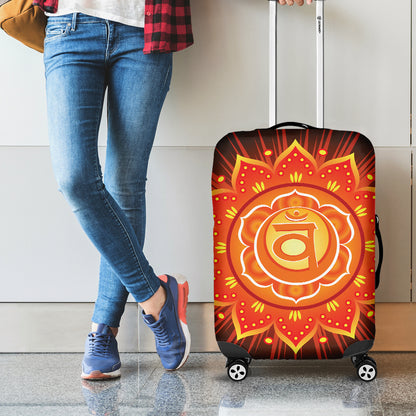 Swadhisthana Chakra Mandala Print Luggage Cover