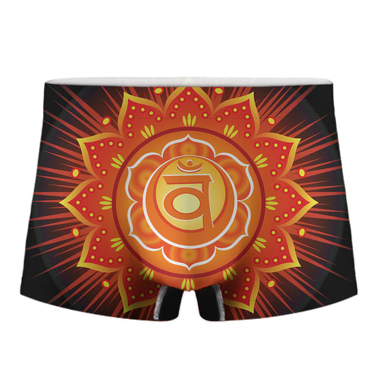 Swadhisthana Chakra Mandala Print Men's Boxer Briefs