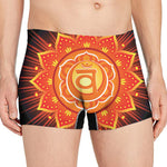 Swadhisthana Chakra Mandala Print Men's Boxer Briefs