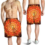 Swadhisthana Chakra Mandala Print Men's Shorts
