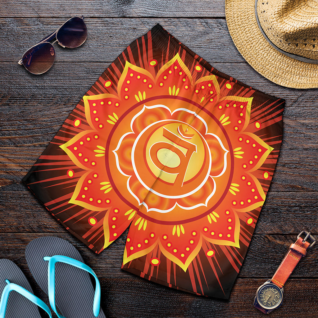 Swadhisthana Chakra Mandala Print Men's Shorts