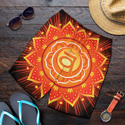 Swadhisthana Chakra Mandala Print Men's Shorts