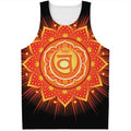 Swadhisthana Chakra Mandala Print Men's Tank Top