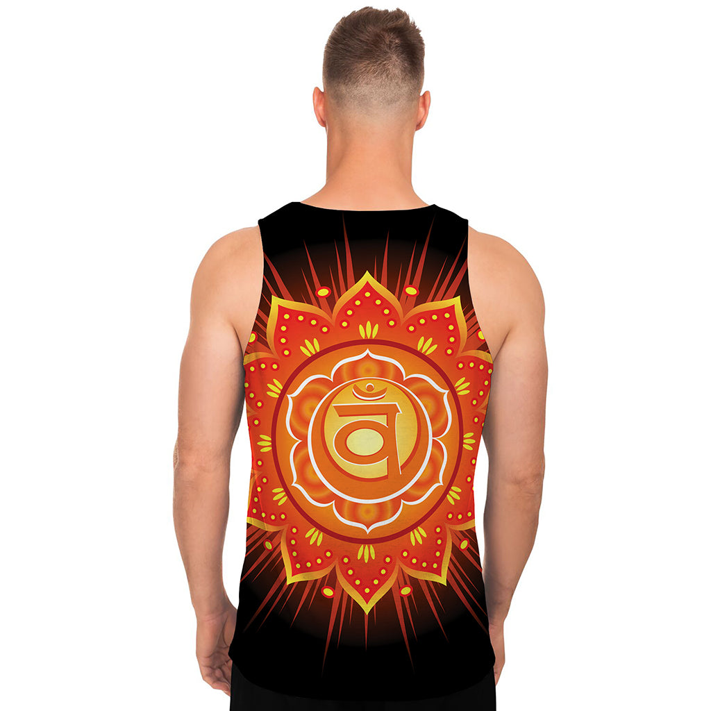 Swadhisthana Chakra Mandala Print Men's Tank Top
