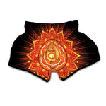 Swadhisthana Chakra Mandala Print Muay Thai Boxing Shorts