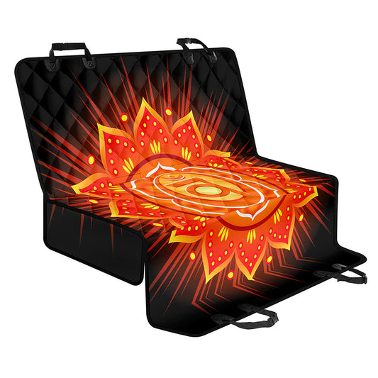 Swadhisthana Chakra Mandala Print Pet Car Back Seat Cover