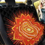 Swadhisthana Chakra Mandala Print Pet Car Back Seat Cover