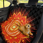 Swadhisthana Chakra Mandala Print Pet Car Back Seat Cover