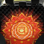 Swadhisthana Chakra Mandala Print Pet Car Back Seat Cover