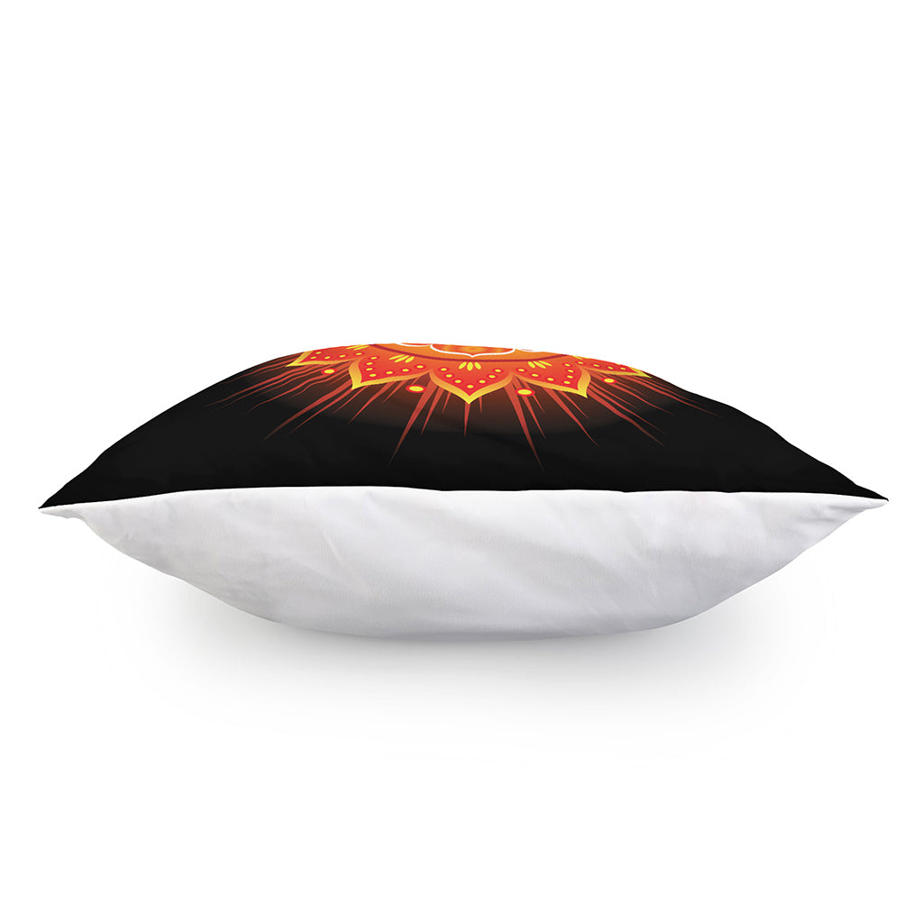 Swadhisthana Chakra Mandala Print Pillow Cover