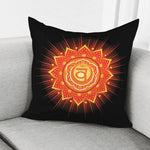 Swadhisthana Chakra Mandala Print Pillow Cover