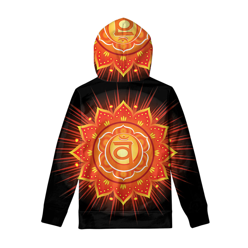 Swadhisthana Chakra Mandala Print Pullover Hoodie