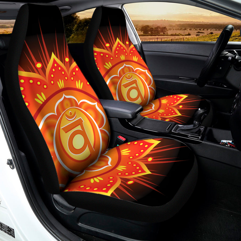 Swadhisthana Chakra Mandala Print Universal Fit Car Seat Covers