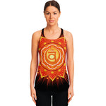 Swadhisthana Chakra Mandala Print Women's Racerback Tank Top