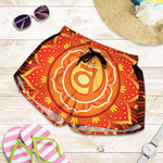 Swadhisthana Chakra Mandala Print Women's Shorts