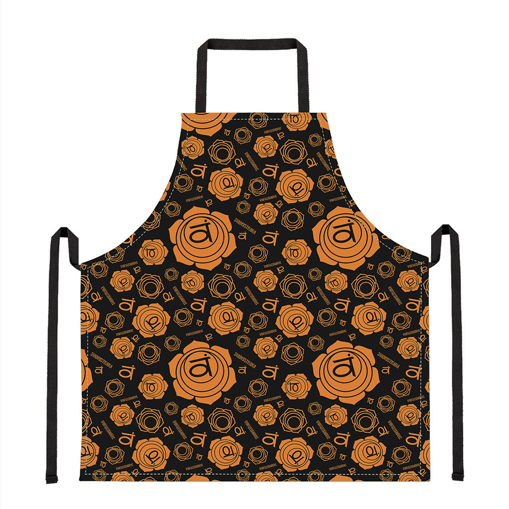 Swadhisthana Chakra Pattern Print Apron