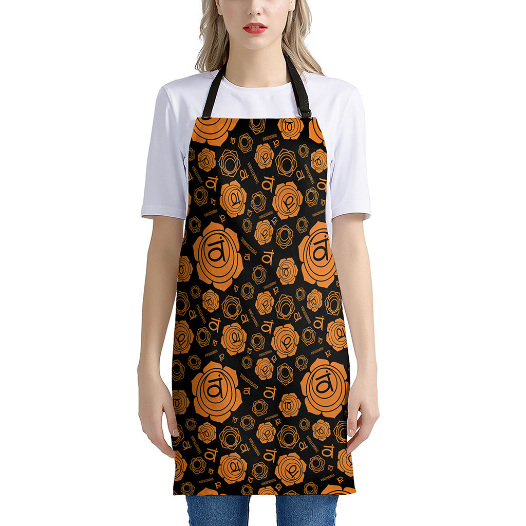 Swadhisthana Chakra Pattern Print Apron