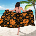 Swadhisthana Chakra Pattern Print Beach Sarong Wrap