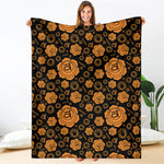 Swadhisthana Chakra Pattern Print Blanket