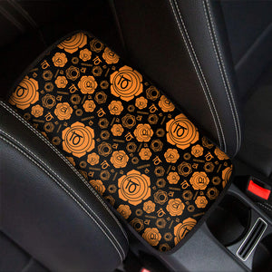 Swadhisthana Chakra Pattern Print Car Center Console Cover