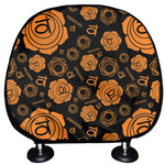 Swadhisthana Chakra Pattern Print Car Headrest Covers