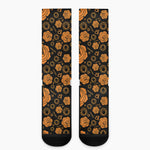 Swadhisthana Chakra Pattern Print Crew Socks