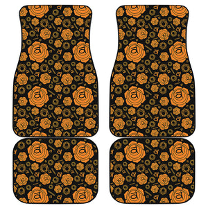 Swadhisthana Chakra Pattern Print Front and Back Car Floor Mats