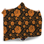 Swadhisthana Chakra Pattern Print Hooded Blanket