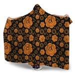 Swadhisthana Chakra Pattern Print Hooded Blanket