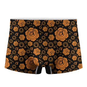 Swadhisthana Chakra Pattern Print Men's Boxer Briefs