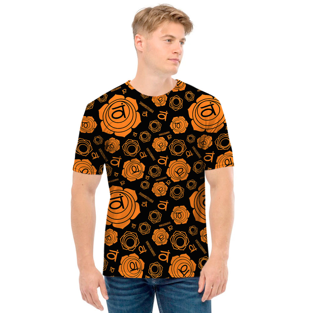 Swadhisthana Chakra Pattern Print Men's T-Shirt