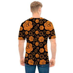 Swadhisthana Chakra Pattern Print Men's T-Shirt